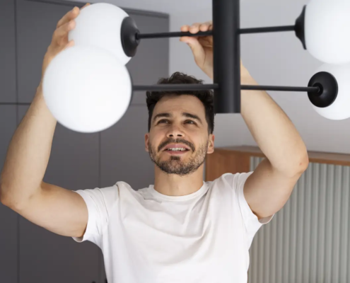 Разводка электропроводки, монтаж розеток, выключателей, освещения и щитов (1)